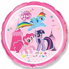 Фольгированный круг (46 см) My Little Pony